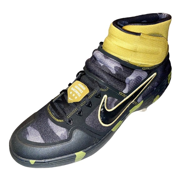 Nike Alpha Huarache Elite 2 Mid Baseball Cleats Camo AV2471-001 Men\'s Size 13 main image 12